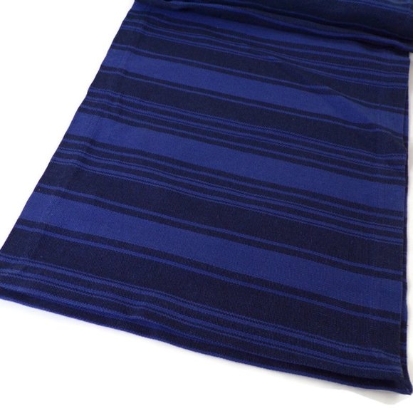 Levi’s x Target Table Runner Navy Striped Blue cotton 14 x 72 NEW - Picture 1 of 4